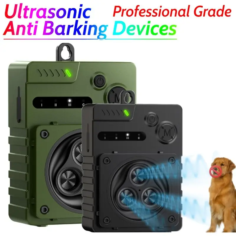 ABHI-Ultrasonic Dog Anti Barking Device Waterproof Dog Barking Control Device USB Rechargeable Dog Driving Device - view 6
