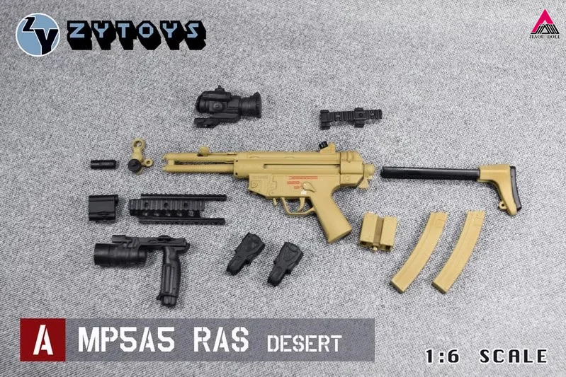 ZYTOYS ZY8042 1/6 Skala MP5 Maschinenpistole Kunststoff Waffe Zubehör Modell Fit 12'' Soldat Action Figur Körper Puppe
