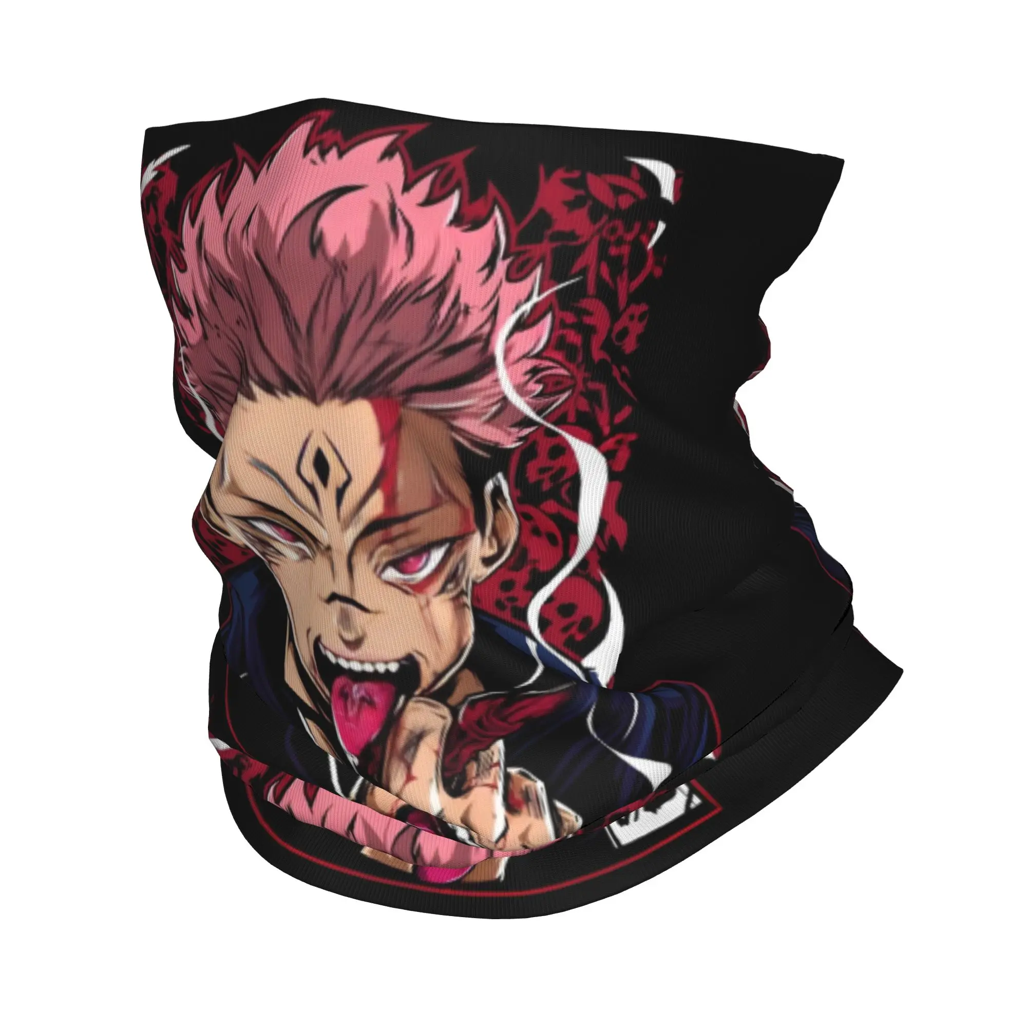 Sukuna Jujutsu Kaisen  Bandana Neck Gaiter UV Protection Face Scarf Cover Men Women Anime Japane Manga  Headband Tube Balaclava