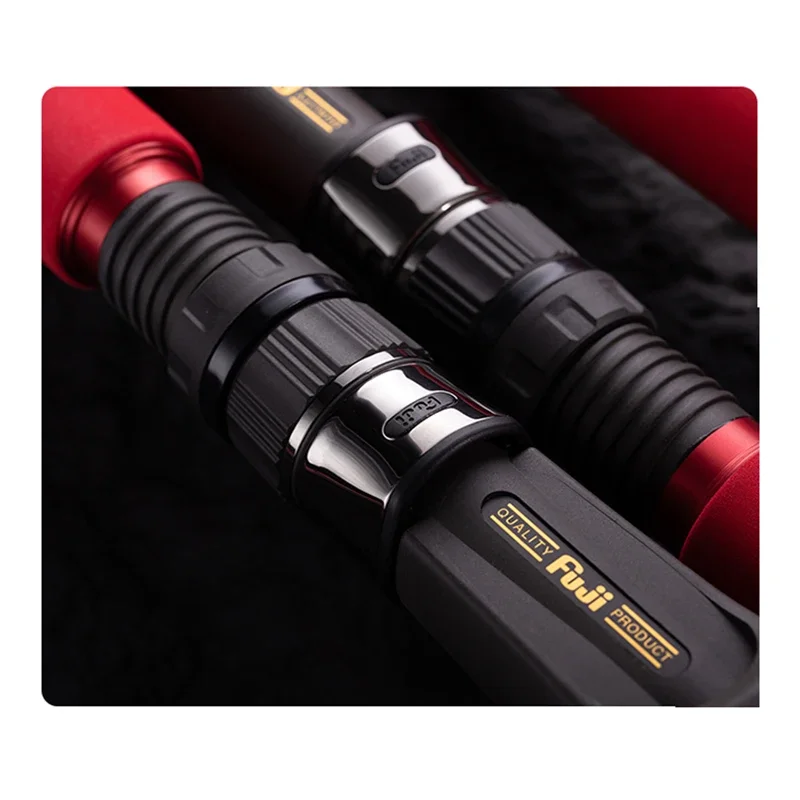 GT Series RLJ 1.85m 1.5sections Spinning Rod Full Solid 80g-300g Carbon Material RED LIGHT GENERAL JIGGING Saltwater