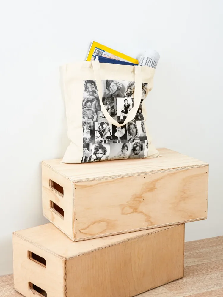 Shirley Temple Collage Tote Bag cute pouch bag shoping bag Shopper great