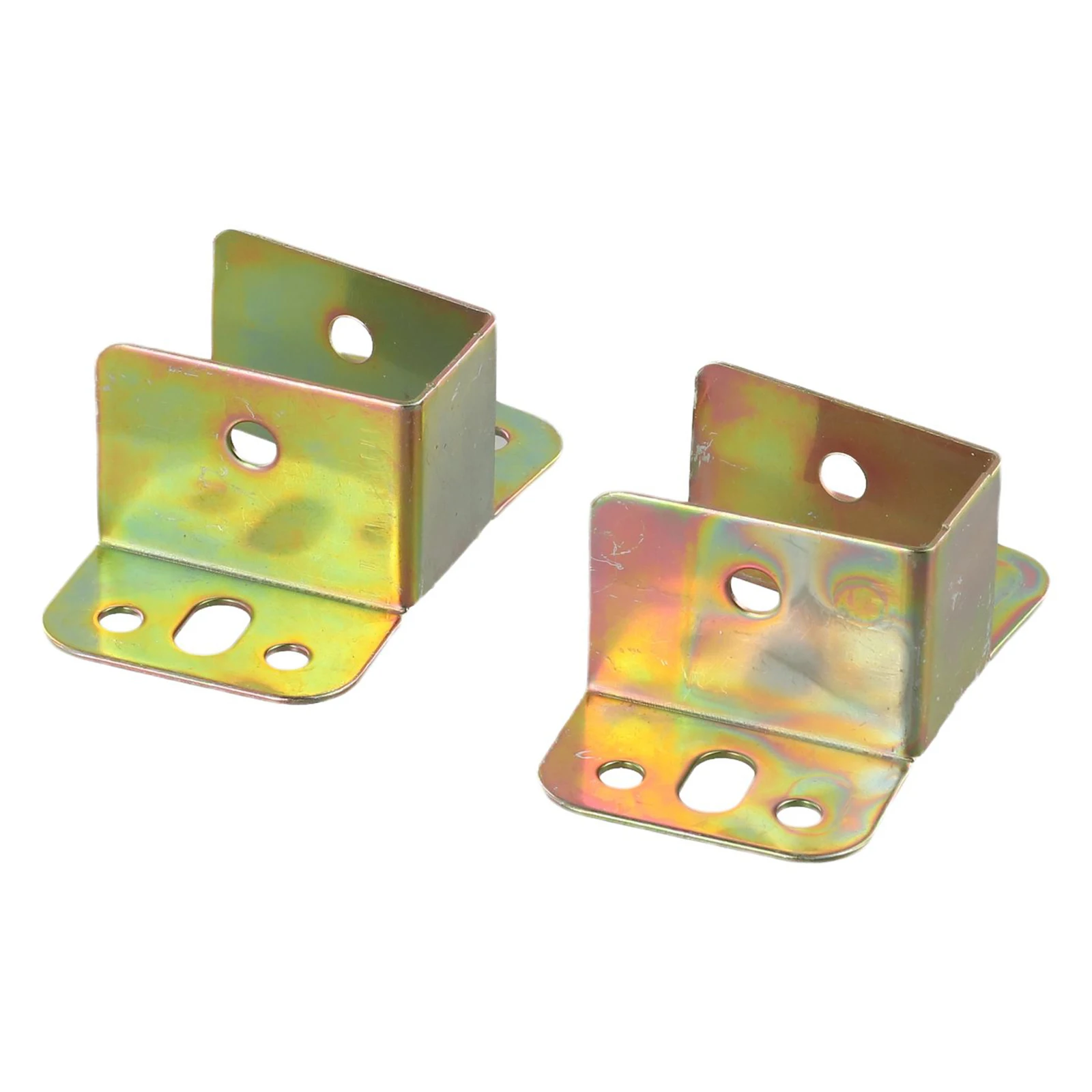 Brackets Connector Stainless Steel Sturdy Metal U Shaped Waterproof 2Pcs Accessories Black Centre Support Components Connecting