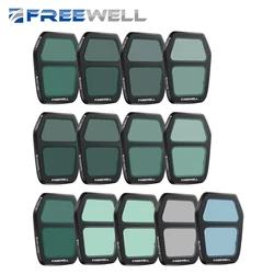 Freewell Drones Split Filters Kit 13 Pack ND/PL UV LPR GMIST1/4 PL ND Filter for DJI Air 3S Drone Lens Photography Accessories