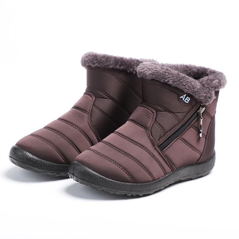 Classic Women Boots Snow Boots Waterproof Women Shoes Flat Casual Winter Shoes Ankle Boots For Women