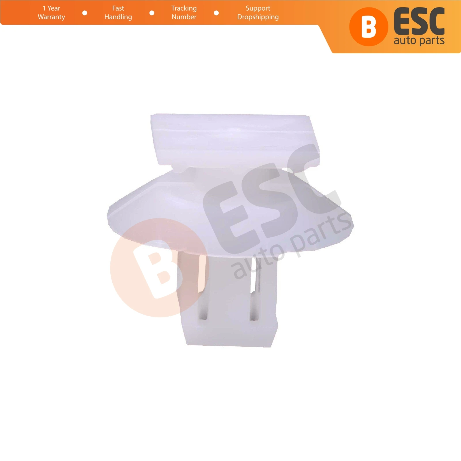 ECF887 10 Pieces Universal Mounting Plastic Clips for Ford : W711638S300  1450985 Bross Auto Parts Made In Turkey