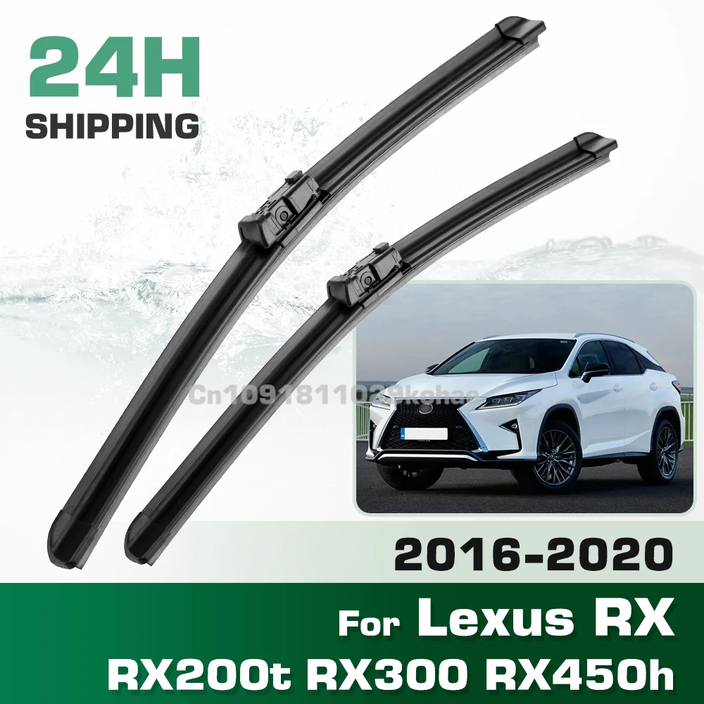 

For Lexus RX RX200t RX300 RX450h 2016-2020 2017 2018 2019 LHD&RHD Front Wiper Blades Windshield Windscreen Window Brush 26"+20"