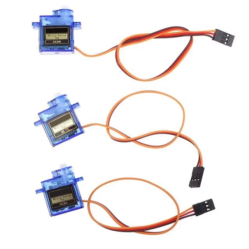 

FULL-SG90 9G Micro Servo Motor- For RC For Car, Robot , Arduino Projects- 360° Rotation, 5V Digital Servo(3Pcs)