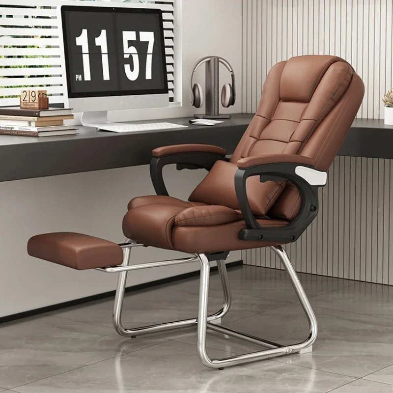 Exquisite Computer Chair, Home Office Chair, Comfortable For Human Body, Reclining Boss Chair, Chess And Card Room Mahjong Chair