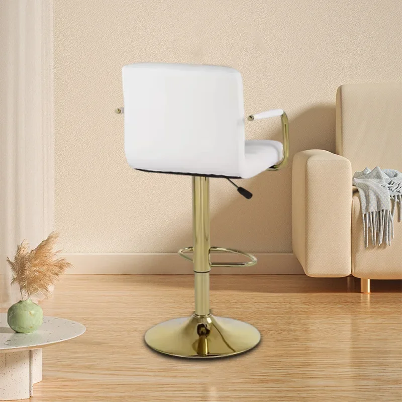 Bar Chair Rotating Lifting   Household High Stool Bar Front Desk Cashier Chair Cross-border Hotel Leisure Back Chair