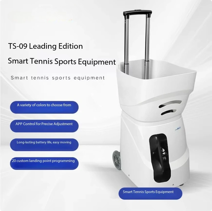 Smart Tennis Tee Machine ABS Material 09 Model, Suitable For Indoor And Outdoor Training, Made In China