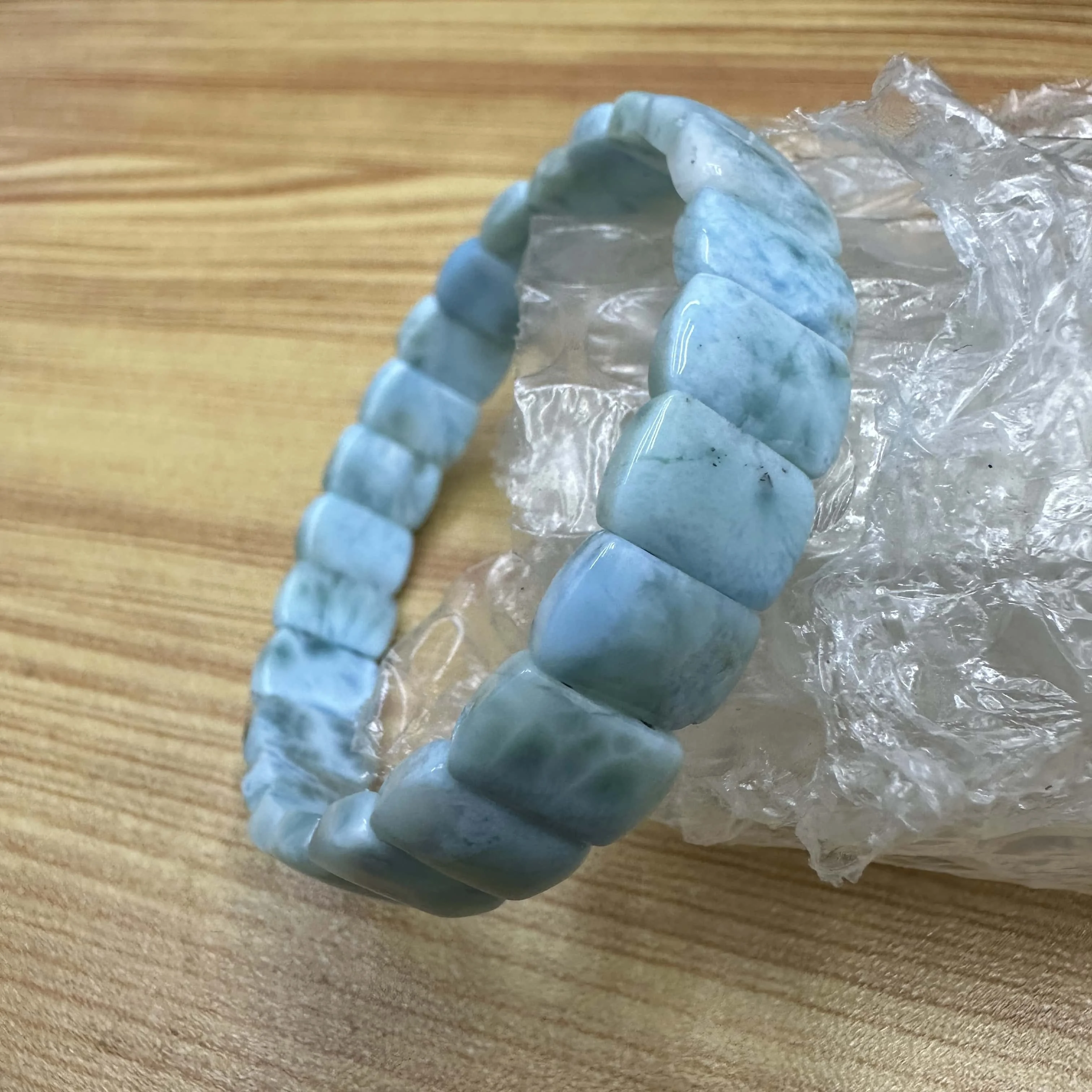 

Натуральный ларимар/медный пектолитовый браслет из бисера, ювелирные изделия, энергетический магнитный модный кристалл, аксессуар Рейки для женщин и мужчин, подарок на вечеринку