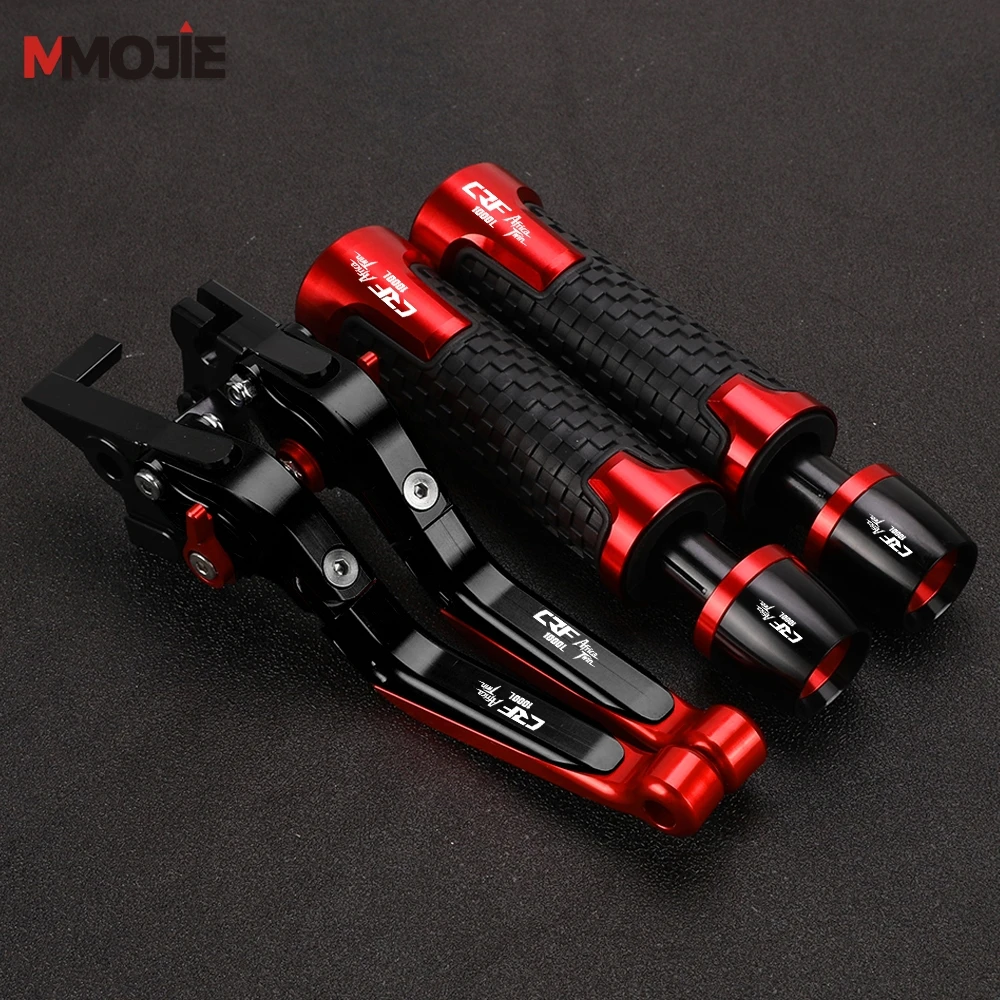 CRF1000LAFRICATWIN Foldable Brake Clutch Levers FOR honda CRF1000L AFRICATWIN 2015-2019 2016 2017 Handlebar Handle Grips Ends