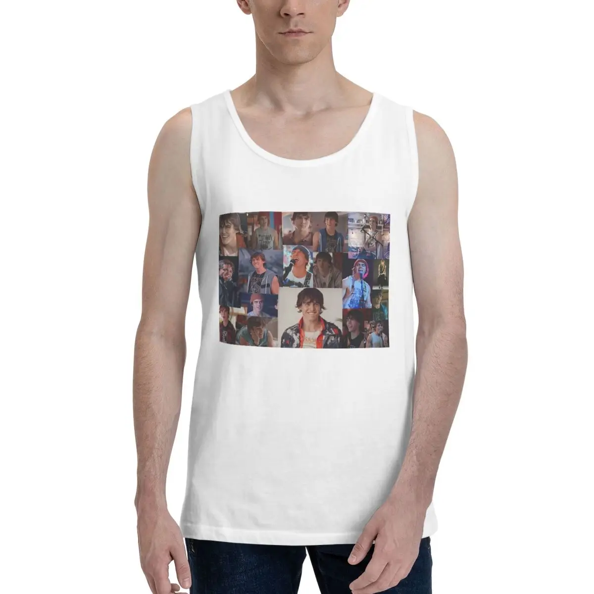 Julie And The Phantoms Luke 100% Cotton Men's Sweatshirt Vest Sleeveless Clothing Tees Men Tank Tops T-shirt