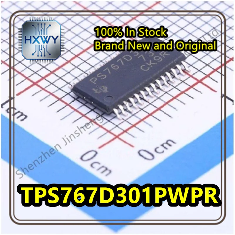(5/20 pieces) TPS767D301PWPR PS767D301 HTSSOP-28 Dual-Channel Low Dropout Voltage Regulator Chip, Brand New Original, In Stock,