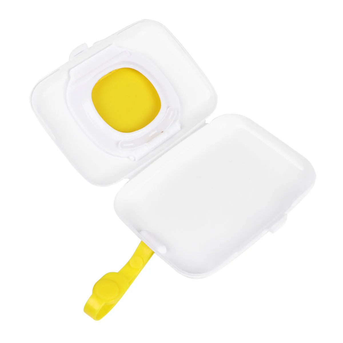 

Wipes Portable Box Travel Tissue Pouch Carrying Case Mini Holder Yellow Dispenser on The Go