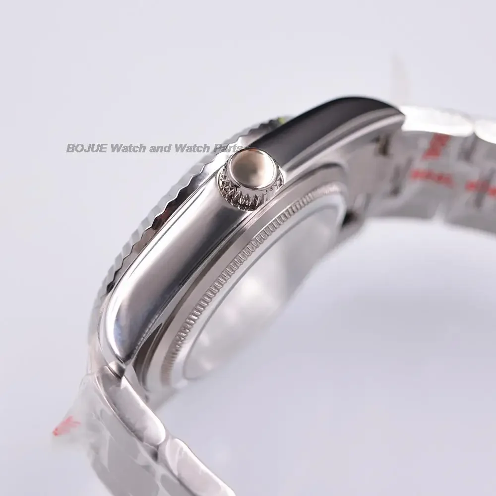 36mm/39mm nh35 caixa de relógio para datejust nh35a nh36 movimento pulseira aço vidro safira conjunto relógio substituições ferramentas reparo