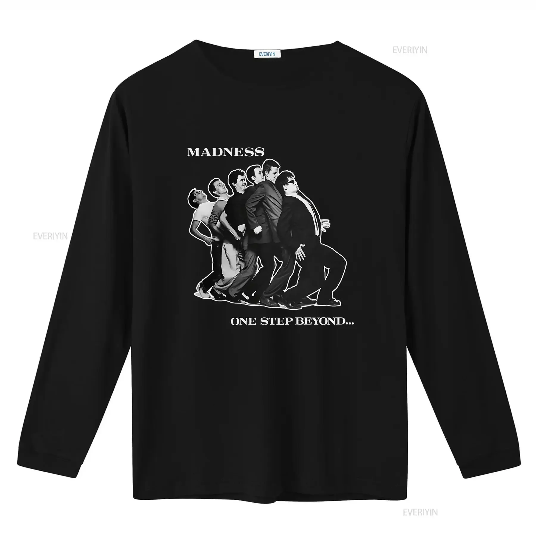 تي شيرت كلاسيكي 90s Madness Band تي شيرت عتيق مغسول قليلاً كاجوال مريح أوم أنيق للجنسين لأزياء الارتداء اليومي #3