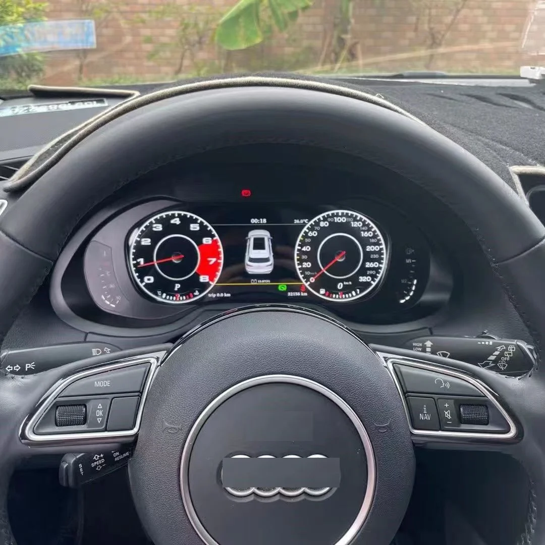 LCD Digital Cluster Für Audi A4L A4 A5 Q5 SQ5 S4 RS4 S5 RS5 2008-2018 Dashboard Kristall Panel virtuelle Cockpit Tachometer