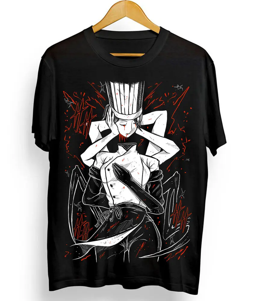 Falling Devil Chainsaw Man T-Shirt Horror Men & Women Manga Unisex Black Shirt