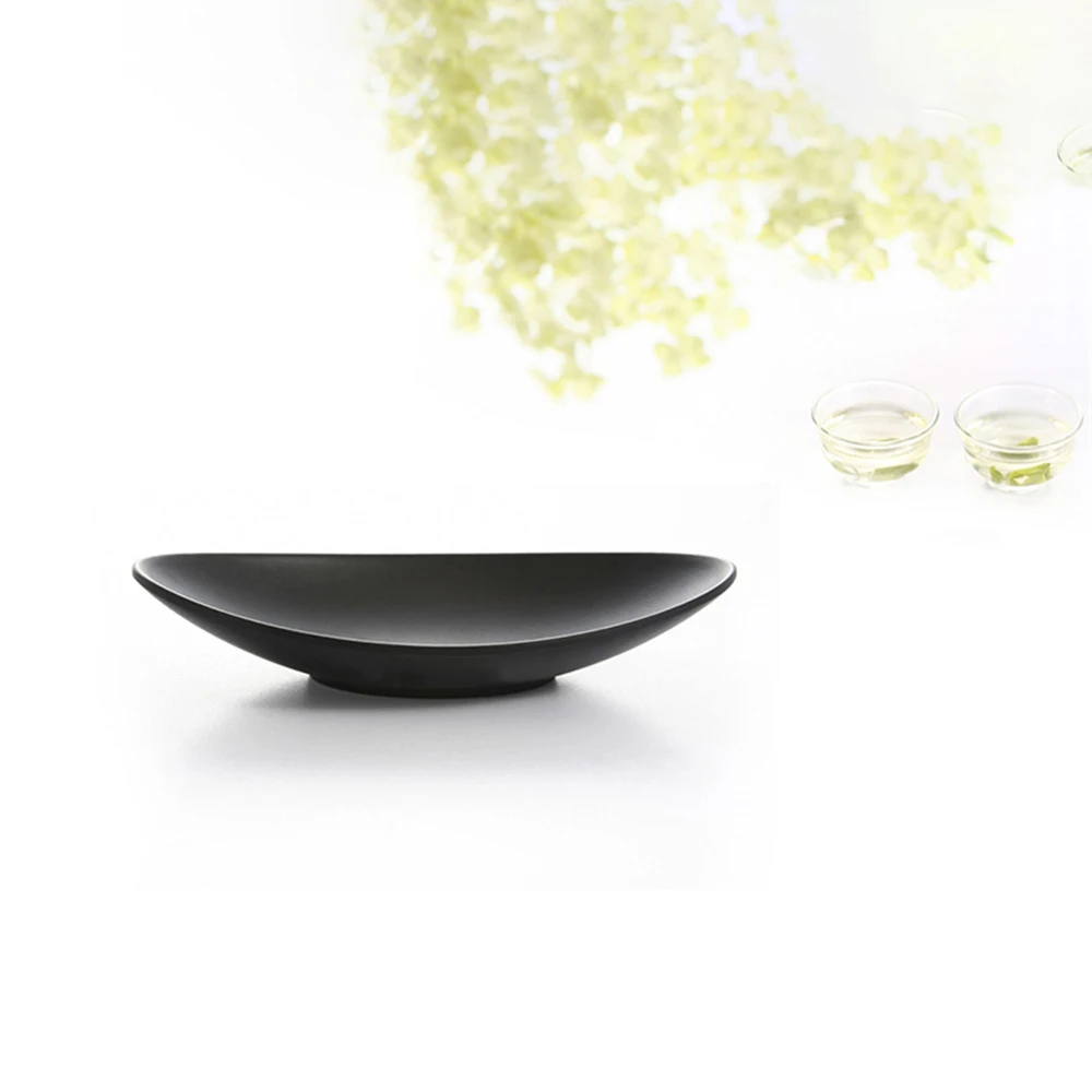 Tableware Senior Oval Simple And Delicate Western Dessert Plate Non-toxic Dim Sum Seafood Sushi Plate Sushi Plate Sashimi Plate