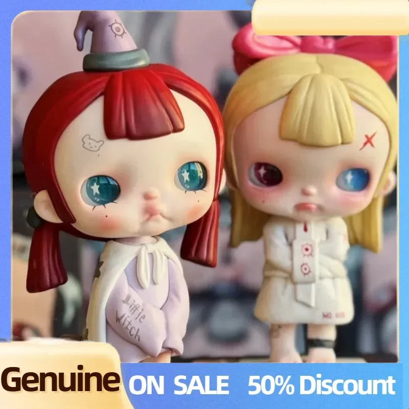 Echte Popmart Tinytiny Proloog Series Figuren Blind Box Tinytiny Dark Wind Toy Gift Schattige popfiguren Toy Mystery Box Gift