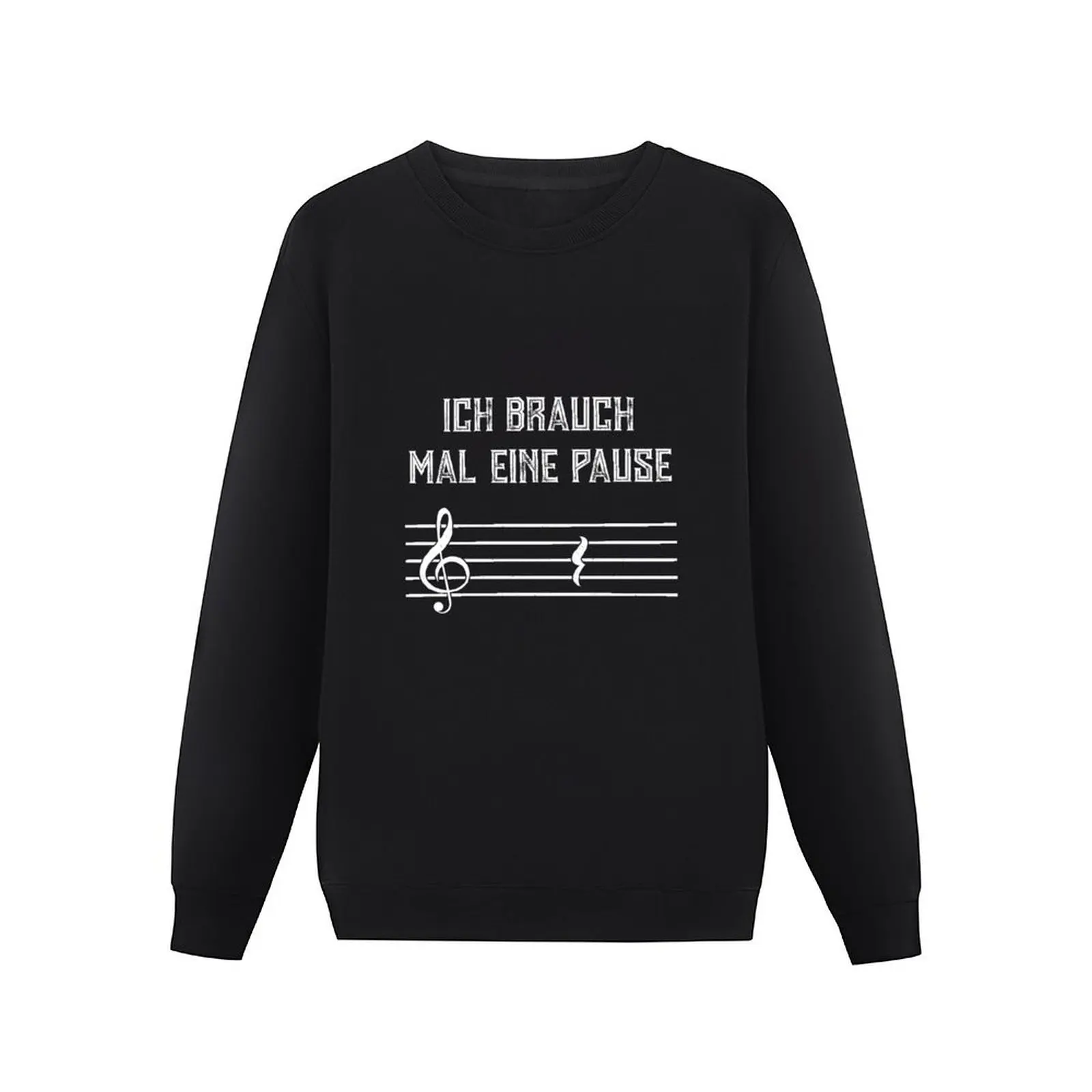 Notenschlüssel Ich Brauch Eine Pause Musiker Geschenk Note Pullover Hoodie korean style clothes sweatshirt male