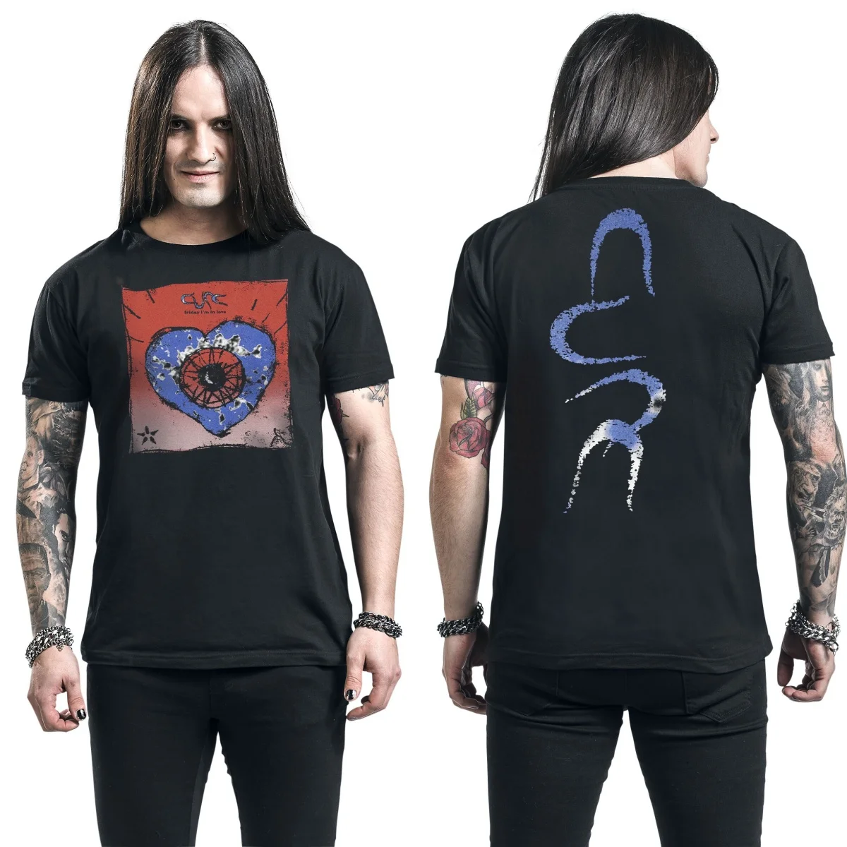 The Cure Graphic Cotton T-shirt Unisex Summer Short Sleeve Fashion Brand Tee Luxury Casual Vintage Tees