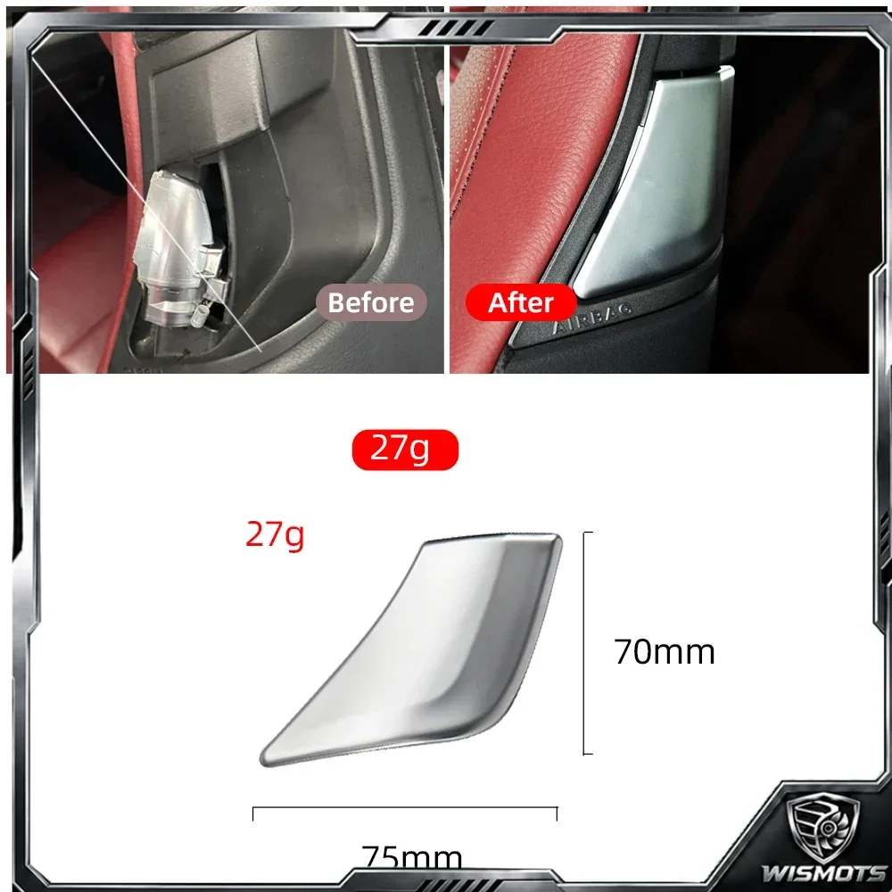 For Mercedes Benz W207 W204 Car Front Seat Backrest Lock Switch Cover Handle  C E Coupe Class E200 E260 E300 E400 2009-2015
