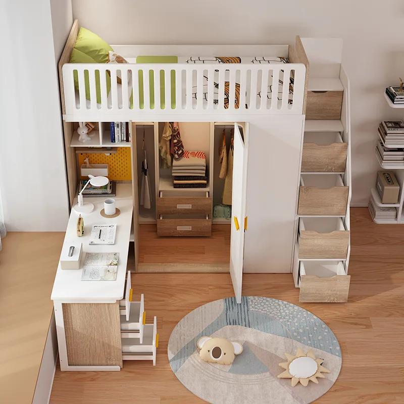 Go to bed, under table, under cabinet, cloakroom, integrated multi-functional combination, high and low bed,
