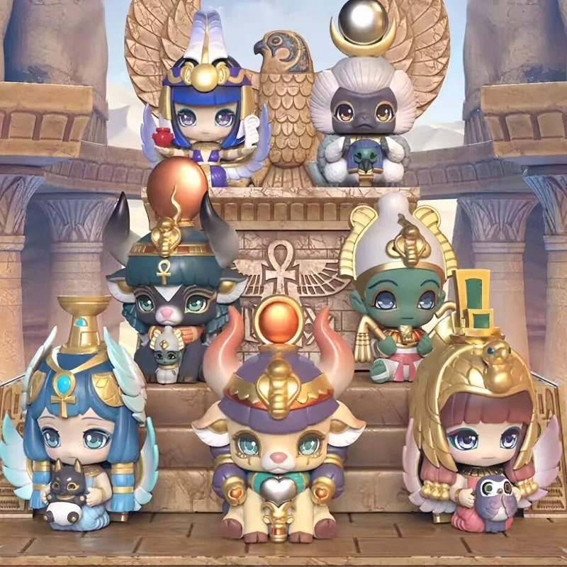 

Hot Aaru Garden Series V1 V2 Blind Box Mistery Egyptian Figure Caja Ciega Mystery Box Collectible Toy Model Desktop Decor Gifts