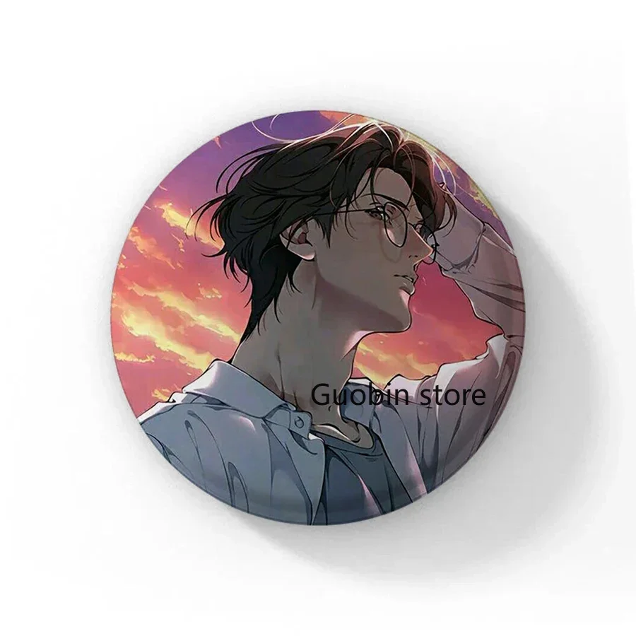 58mm Lost in The Cloud BL Anime Button Pin Cartoon Skylar Cirrus Art Brooch Badge Backpack Decor Accessories Student Stationery