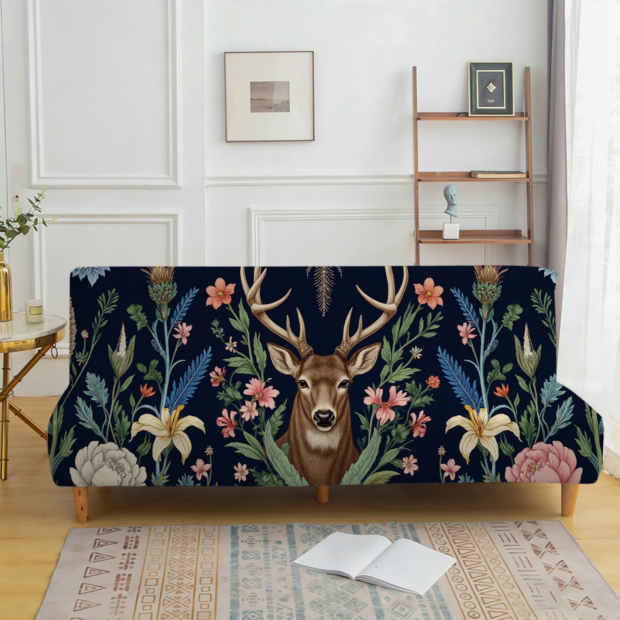 

Покрывало для дивана с цветочным принтом Forest Elk, подходит для различных видов домашнего декора, легко устанавливается, можно стирать в машине.