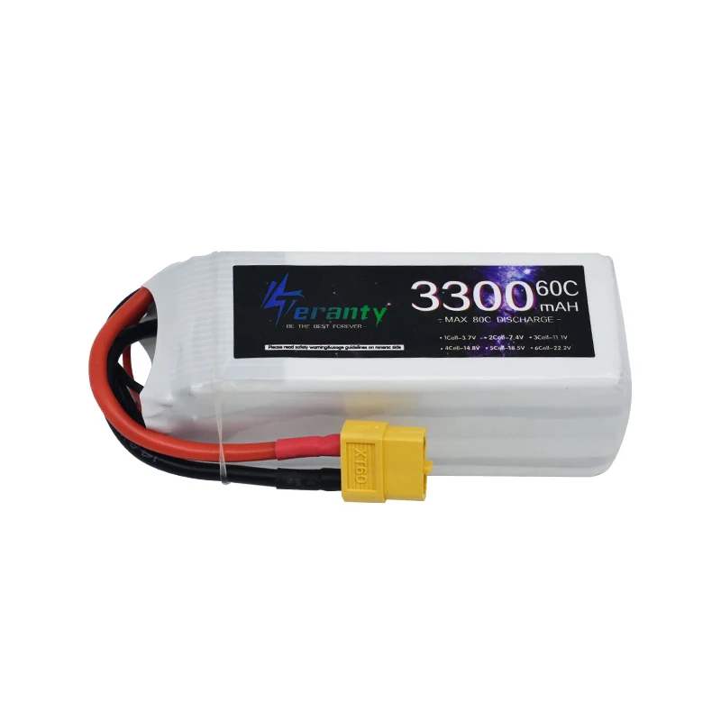 Akumulator LiPo 4S 3300mAh 60C 14.8V dla RC FPV Drone Quadcopter Drone baterie ze złączem XT60 Deans Plug