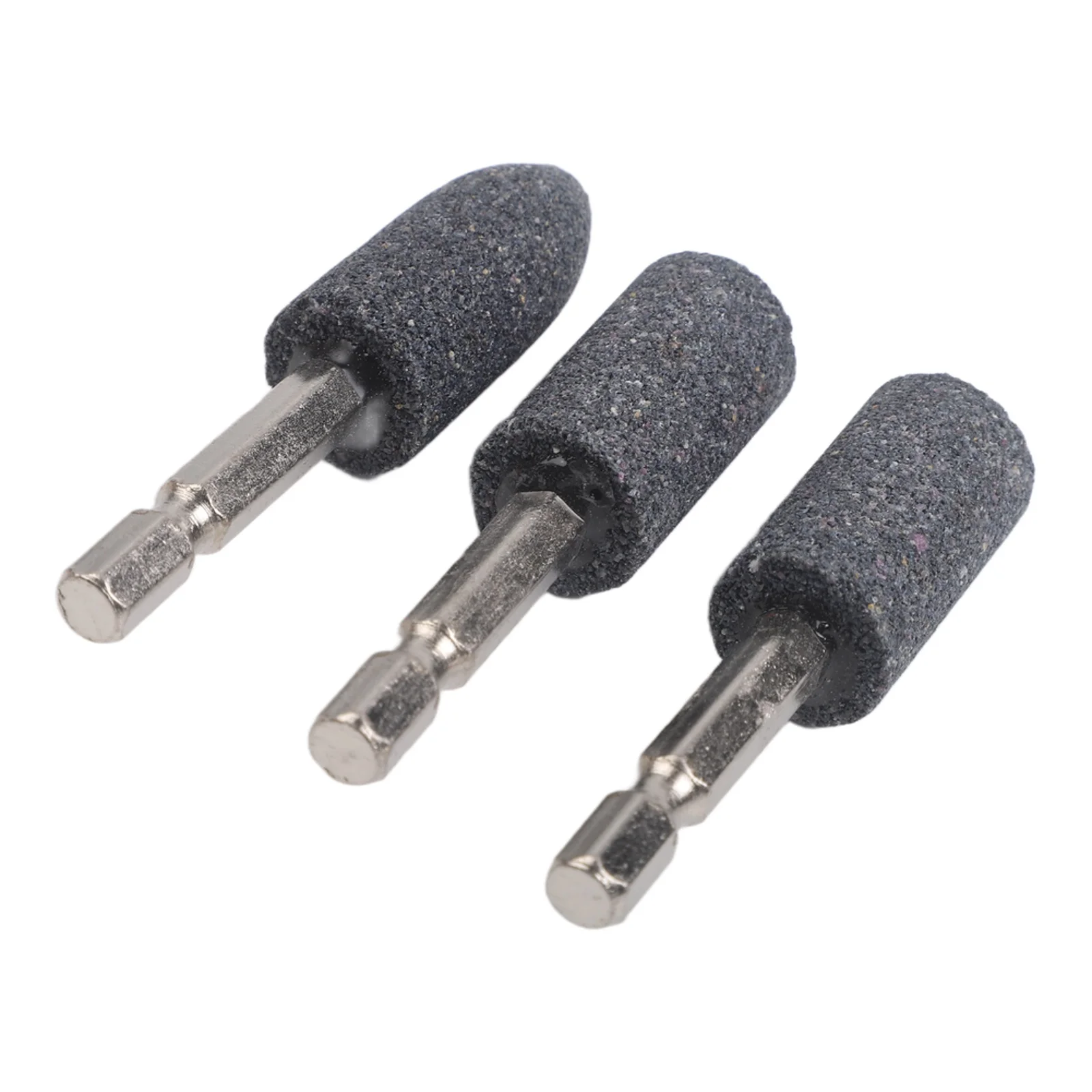 3pcs Grinding Head 16mm Hex Shank Grinding Wheel For Drill Rotary Tools For Removal Grinding For Metal Wood Glass Hardened Steel