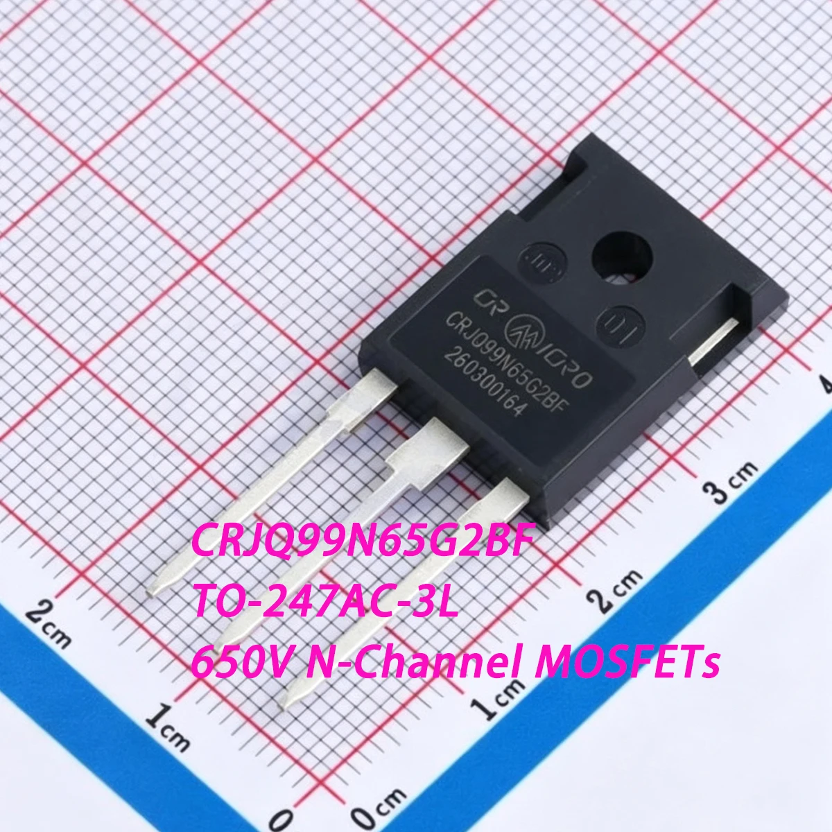 2PCS CRJQ99N65G2BF TO-247AC-3L 650V 31A 90mΩohm 255W 20A 93A N-Channel NEW Original Field-Effect Transistor MOSFET CRJQ99N65G2BF