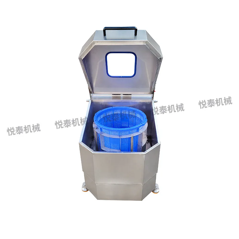 Commercial Vegetable Centrifugal Dehydrator Single Barrel Electric Dryer 500mm Drum 1 1KW for Cabbage Leafy Vegetables Central