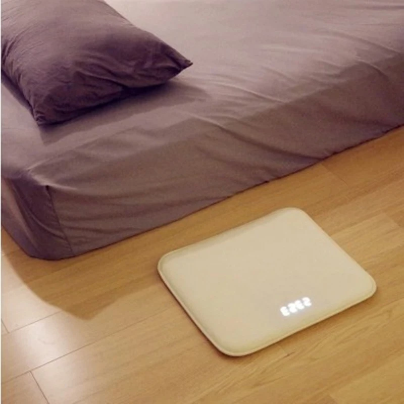 High Quality Soft Carpet Alarm Clock Digital Screen Smart Digital Display Pressure Sensitive Rug For Home Decoration lazy alarms