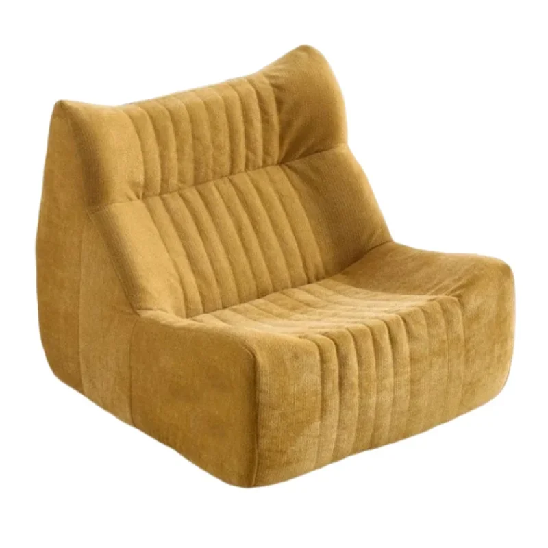 

One-piece sponge filled compression sofa designer interior decoration living room hotel apartment lazy single recliner