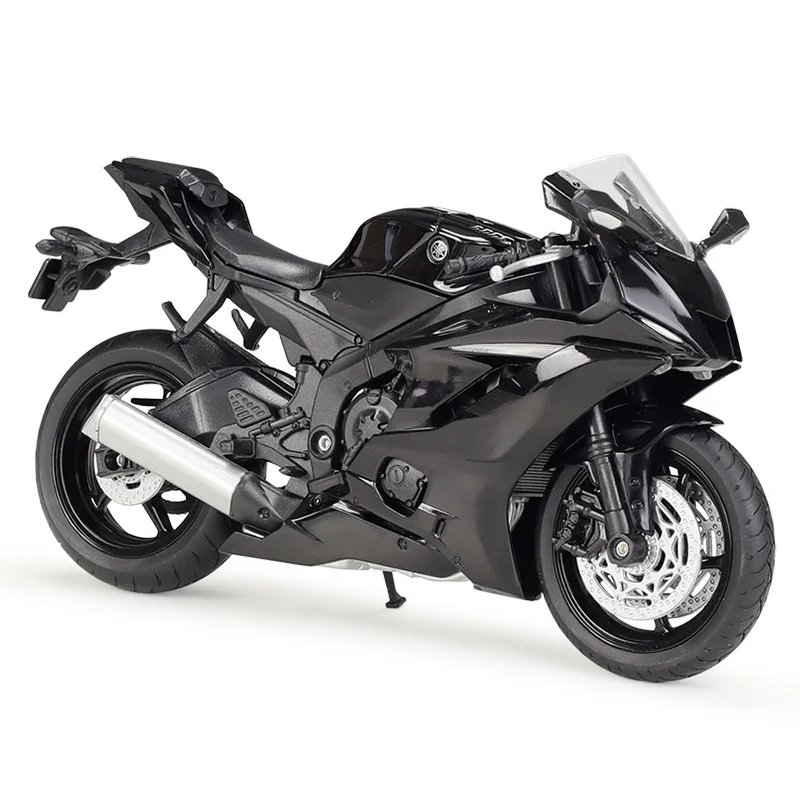 WELLY 다이캐스트 1/12 스케일 야마하 오토바이 모델 자동차 야마하 2020 YZF R6 합금 자동차 모델 장난감 소년 오리지널 박스