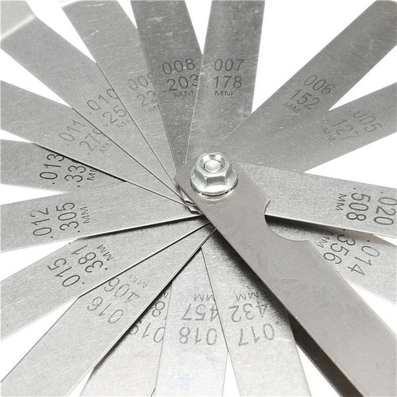 A95E-6 Pcs Engine Valve Screw Adjusting Spanner Tool Valve Clearance Adjustment Tools + Feeler Gauge 0.005 - 0.020 Inch