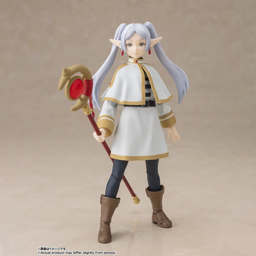 Bandai SHFiguarts Frieren na pogrzebie Frieren paproć SHF oryginalna figurka Model postaci z Anime kolekcjonerska zabawka dziecięca 14Cm