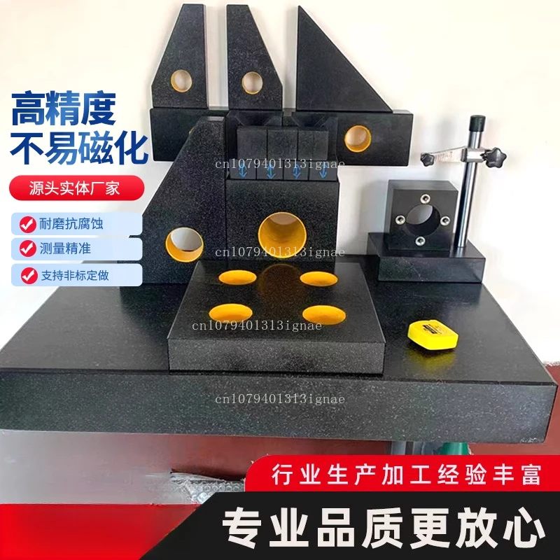 Corner ruler square ruler 000 grade granite parallel flat ruler ruler, inspection and measurement