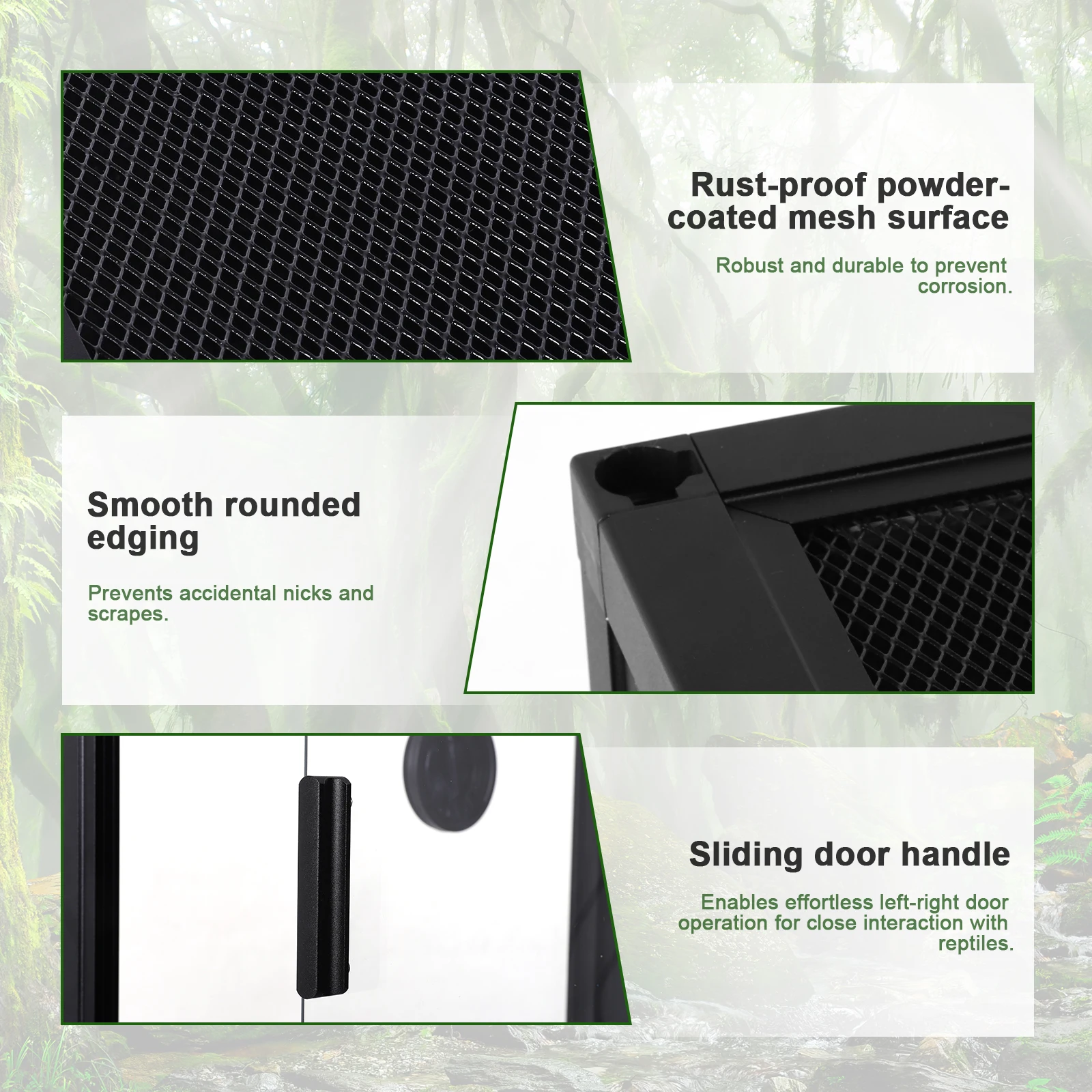 

Легкий разборный контейнер для разведения рептилий, террариум для змей и ящериц