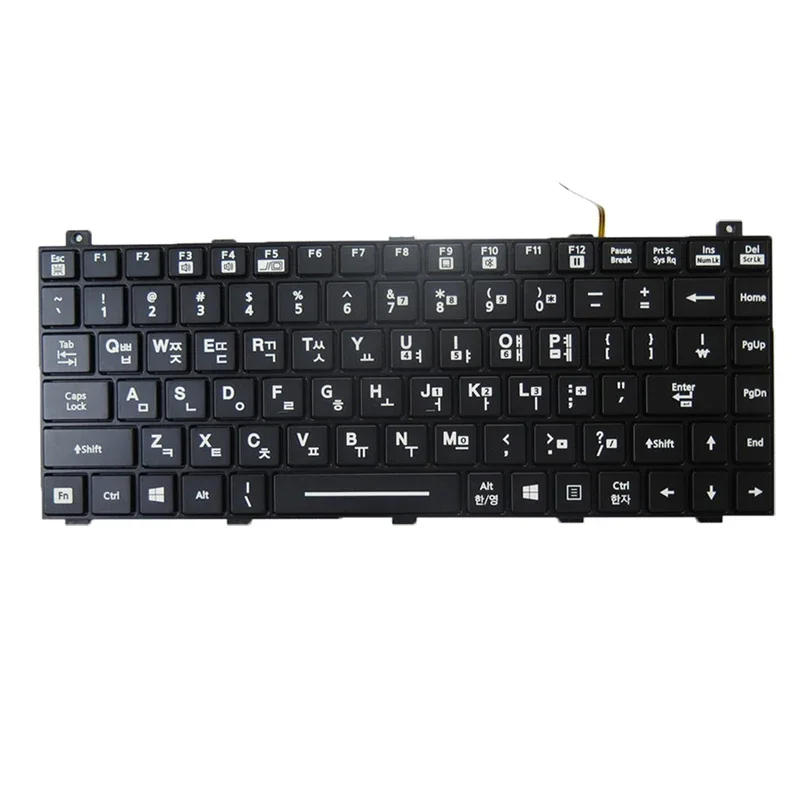 YD Laptop Backlit Keyboard For Getac NK5100-01120T-00/A 531087480009 Korean KR Black Frame New