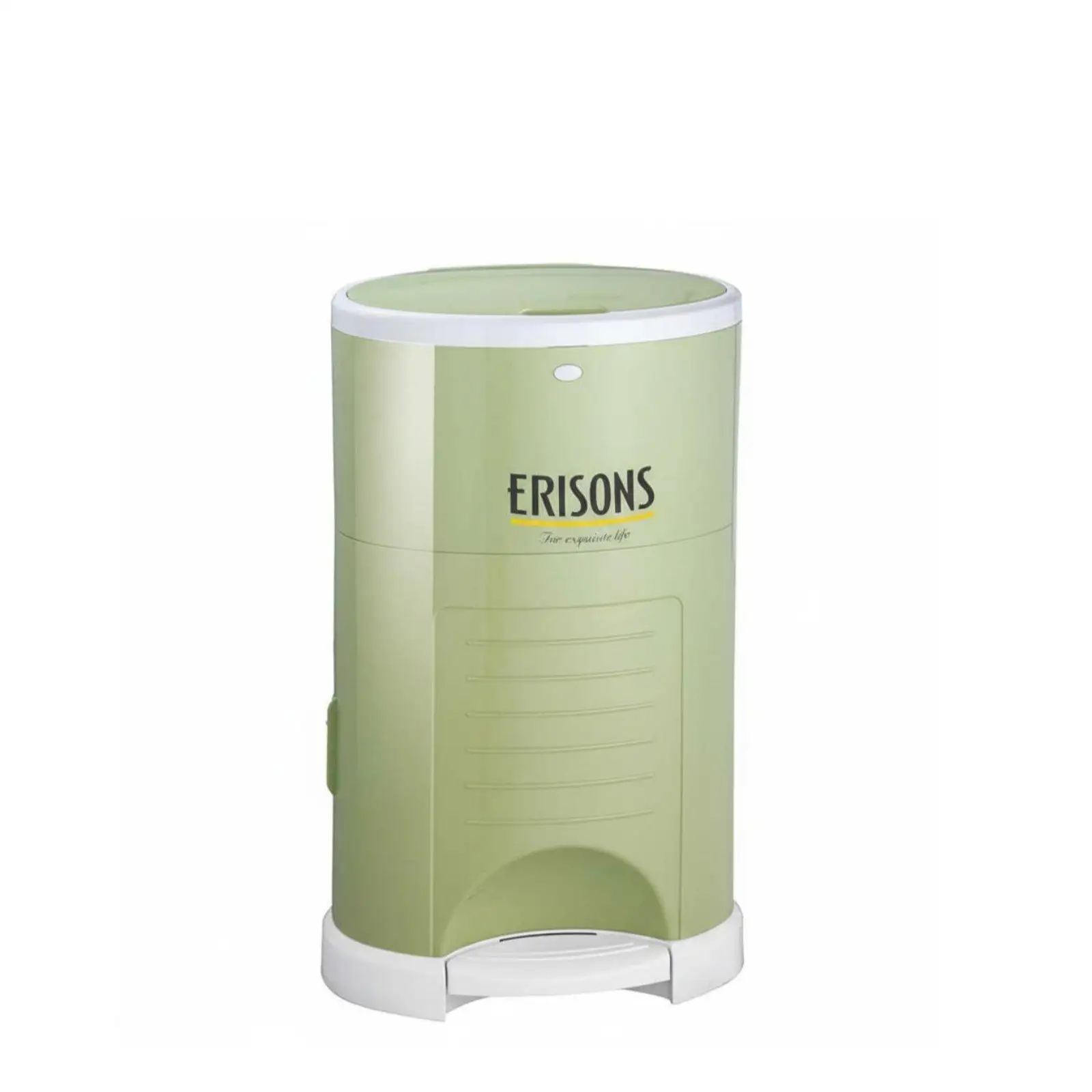 Odor-Blocking Diaper Pail Triple Barrier Design Infant Diaper Disposal Bin Hands Cat Litter Disposal Bin for Pet Owners,