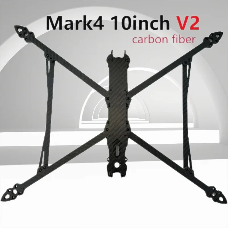 Mark4 V2 Mark4 10 Inch 427mm 3K All Carbon Fiber TrueX Mark 4 Frame, Suitable for FPV Camera Kit Drone