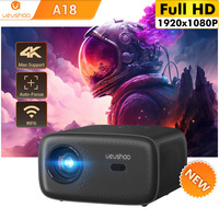 VEVSHAO New A18 Projector Full HD 1080P 2K 4K Video WiFi 6 Auto Focus 600Ansi Android 9.0 Home Theater Smart Proyector