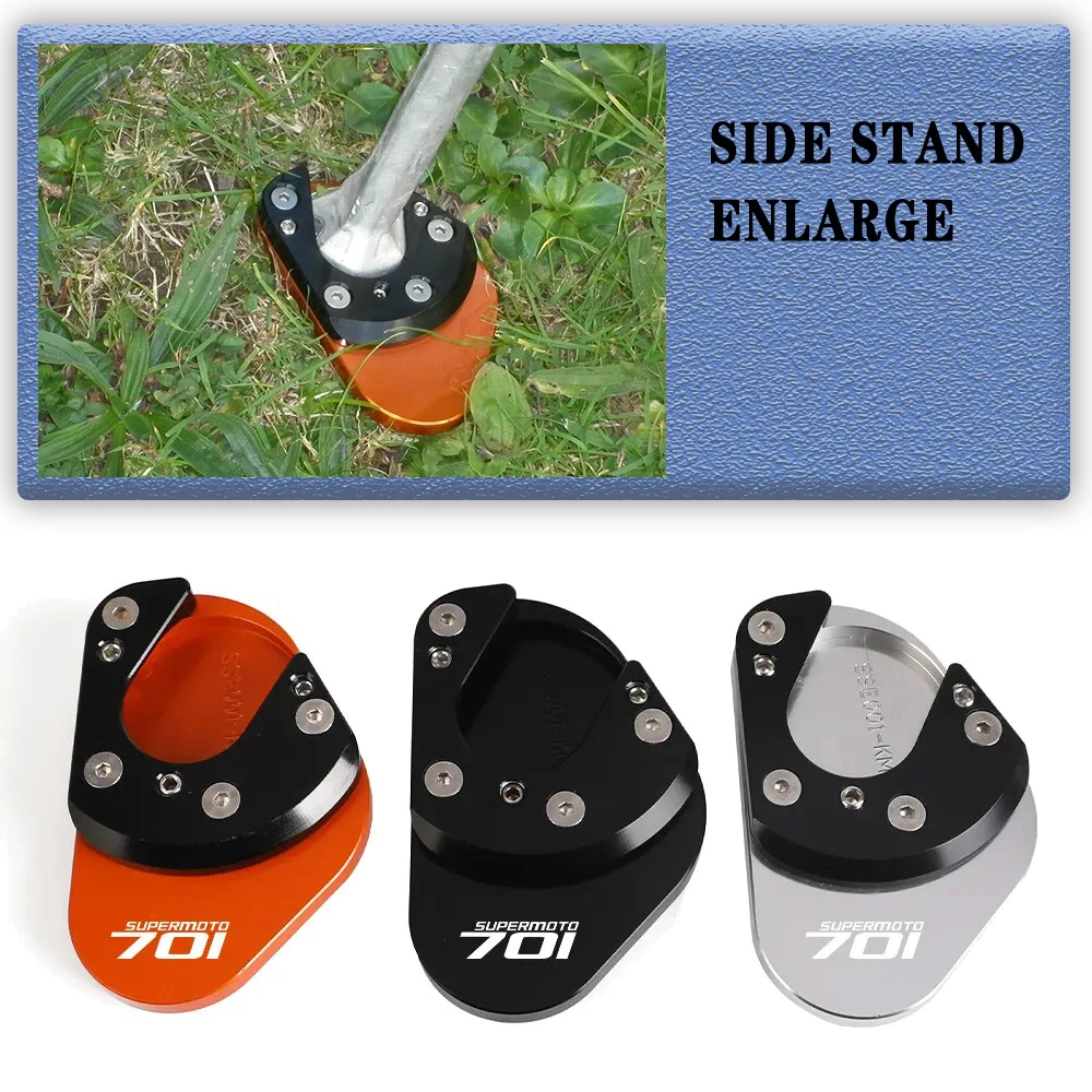 For 990 SM R SMT Super Supermoto R/S 990 Adventure R/S/T/ABS/R Motorcycle Side Stand Enlarger Sidestand Kickstand Foot Pad