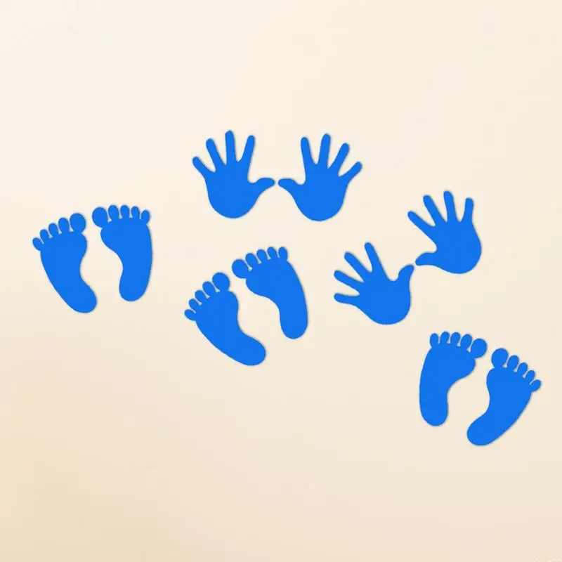 Kids Hand Feet Toys 10pair Foot and Palm stickers Children Outdoor Indoor Crawling Jump Activity Kindergarten Prop Sport Toys