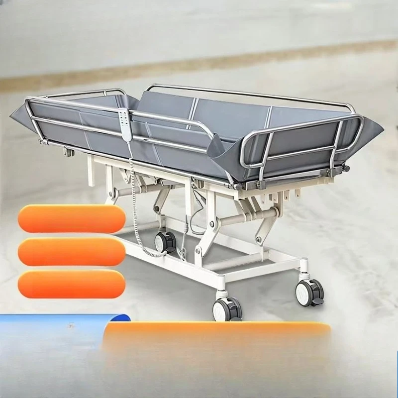 Multifunctional bath bed Electric liftable bath bed for nursing homes